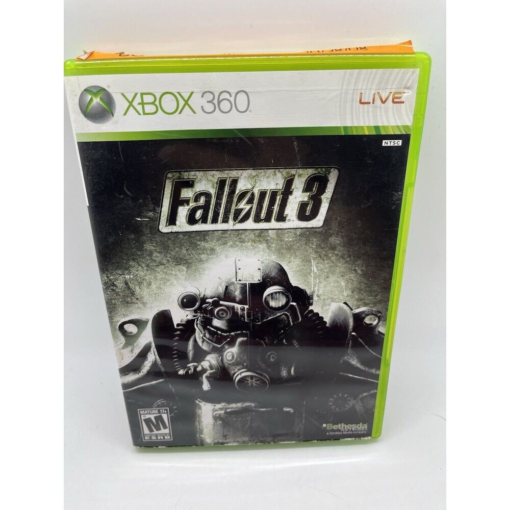 Fallout 3 Xbox 360 - Game & Case - TESTED